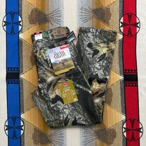 Vintage Men’s Wrangler Double Knee Mossy Oak Camo Pants Jeans Size 34x34 NWT!